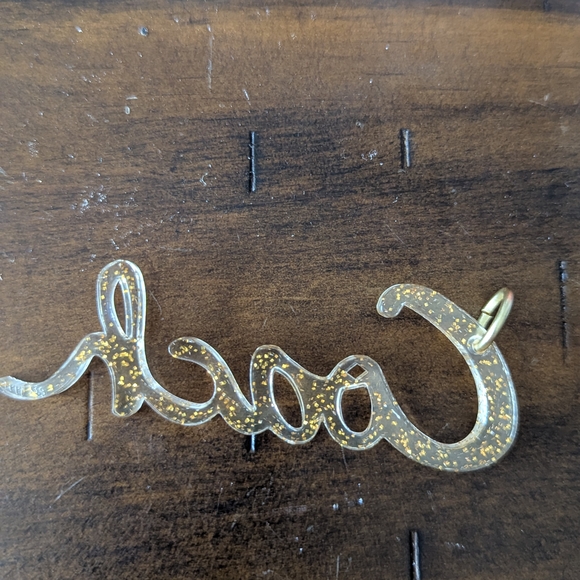 Coach Poppy Glittering Bag Charm - Picture 3 of 3